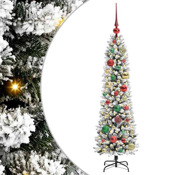 vidaXL &Aacute;rvore de Natal Artificial Branco 120 cm PVC, Metal e Pl&aacute;stico
