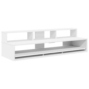 vidaXL Mesa de Est&uacute;dio Branco 130 x 42,5 x 36 cm Derivados de Madeira