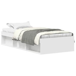 vidaXL Estrutura de cama 100x200 cm branco