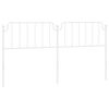 vidaXL Cabeceira de substitui&ccedil;&atilde;o 193 cm metal branco