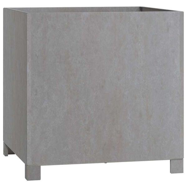 vidaXL Vaso/floreira c/ pernas 2 pcs 50x50x50cm aço corten enferrujado