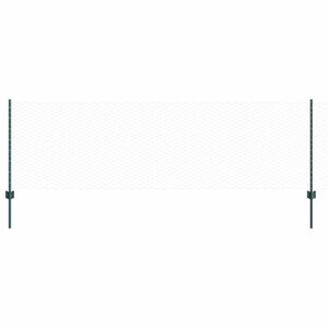 vidaXL Cerca de Arame Soldado 50 x 0,8 m (L x A) A&ccedil;o Revestido de PVC
