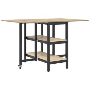 vidaXL Mesa de Jantar 122 x 80 x 76,5 cm Derivados de Madeira
