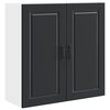 vidaXL Arm&aacute;rio de Parede PORTO Preto 80 x 31 x 80 cm