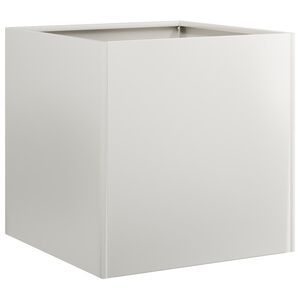 vidaXL Plantador 40x40x40 cm a&ccedil;o inoxid&aacute;vel