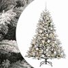 vidaXL &Aacute;rvore de Natal artificial com bolas 120 cm 150 LED