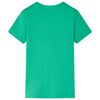 T-shirt de criança verde 128