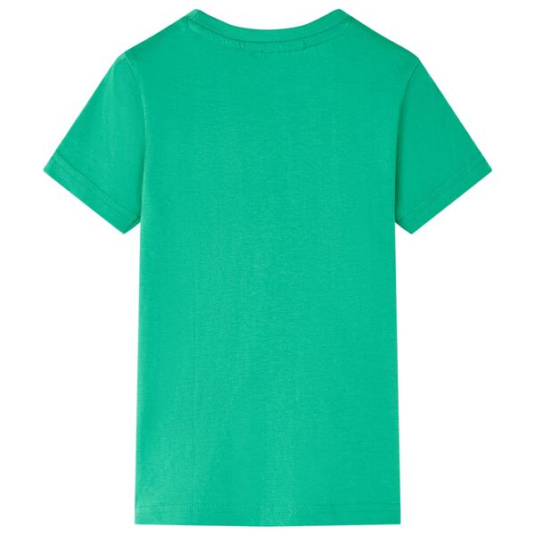 T-shirt de criança verde 128