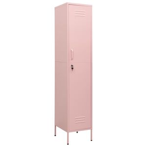 vidaXL Cacifo 35x46x180 cm a&ccedil;o rosa
