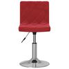 vidaXL Banco de bar veludo vermelho tinto