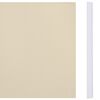 vidaXL Painel de privacidade para jardim 70x0,19 m PVC creme