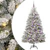 vidaXL &Aacute;rvore de Natal Artificial 180 cm 300 LED Branco quente