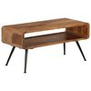 vidaXL Mesa de centro madeira de ac&aacute;cia maci&ccedil;a 95x40x45 cm