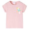 T-shirt de crian&ccedil;a rosa-claro 116