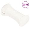 vidaXL Corda de barco 5 mm 25 m polipropileno branco completo