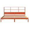 vidaXL Cama com estante sem colch&atilde;o 180x200 cm pinho maci&ccedil;o