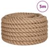 vidaXL Corda de Juta 1 mm Natural 100% juta Tossa
