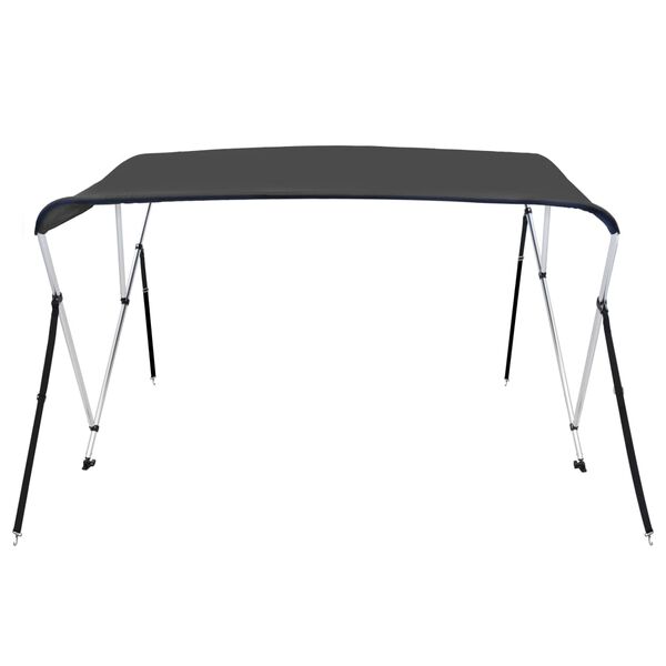 vidaXL Toldo em 3 arcos Bimini 183x140x137 cm antracite
