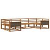 vidaXL Conjunto de Sof&aacute;s para Exterior 6 pcs Natural