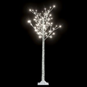 vidaXL &Aacute;rvore de Natal 156 LEDs salgueiro int./ext. 1,5 m branco frio