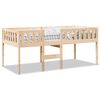 vidaXL Cama de crian&ccedil;a sem colch&atilde;o 80x200 cm madeira de pinho maci&ccedil;a