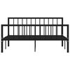 vidaXL Estrutura de cama metal 160x200 cm preto