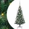 vidaXL &Aacute;rvore de Natal Artificial Pr&eacute;-iluminada Verde 120 cm