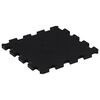 vidaXL Ladrilhos de borracha 9 pcs 16 mm 30x30 cm preto