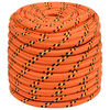 vidaXL Corda utilit&aacute;ria multiusos 16 mm 250 m Laranja PP