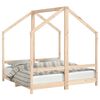 vidaXL Estrutura de cama infantil 2x(70x140) cm pinho maci&ccedil;o