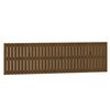 vidaXL Cabeceira de parede 204x3x60 cm pinho maci&ccedil;o castanho-mel