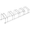 vidaXL Suporte para 5 bicicletas a&ccedil;o galvanizado