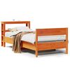 vidaXL Cama sem colch&atilde;o 90x200 cm pinho maci&ccedil;o castanho-mel