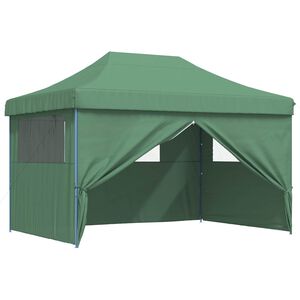 vidaXL Tenda de Festa 279 x 410 x 315 cm Verde Tecido Oxford