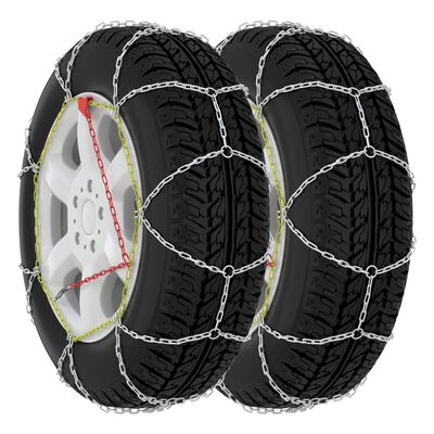 vidaXL Correntes de neve para pneus de carros 2 pcs 9 mm KN60