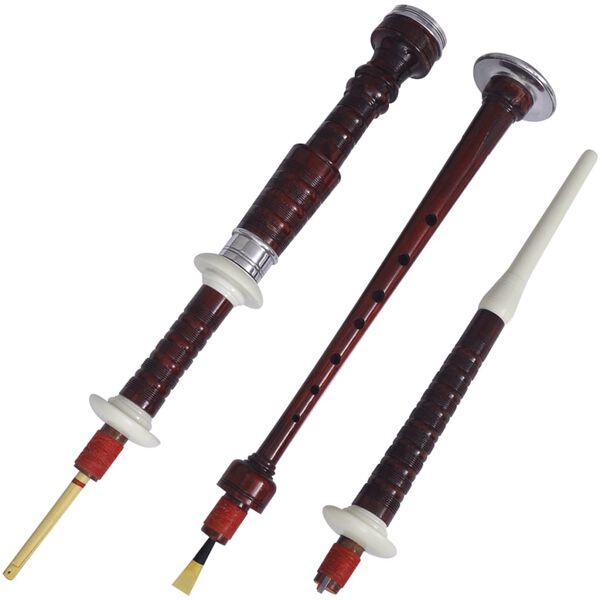 Gaita-de-foles escocesa padr&atilde;o xadrez verde e preto