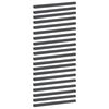 vidaXL Perfil de cobertura para jardim 20 unid. 100 x 5 x 5 cm A&ccedil;o