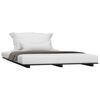 vidaXL Estrutura de cama 135x190 cm madeira de pinho maciça preto