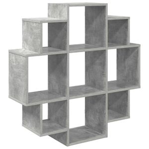 vidaXL Prateleira de Parede Cinzento Cimento 90 x 25 x 90 cm