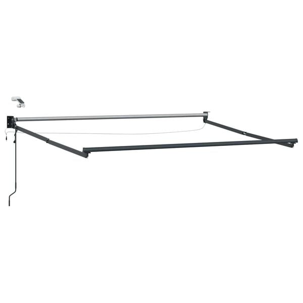 vidaXL Toldo Retr&aacute;til El&eacute;trico Branco 3 x 2,5 m