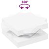 vidaXL Mesa de centro rotativa a 360 graus 70x70x34,5 cm branco