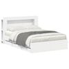 vidaXL Estrutura de Cama com Armazenamento Branco 150 x 200 cm