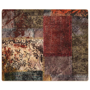 vidaXL Passadeira MARSA Multicolor 80 x 100 cm Poli&eacute;ster e PVC