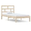 vidaXL Estrutura de cama solteiro 90x190 cm madeira maci&ccedil;a