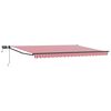 vidaXL Toldo retr&aacute;til manual com LEDs 5 x 3 m