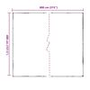 vidaXL Encerado transparente com ilh&oacute;s 4x8 m Polietileno