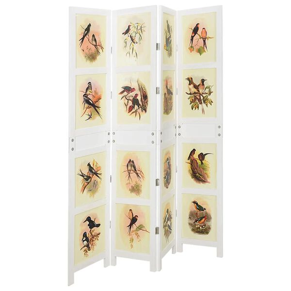 vidaXL Painel Romdivider Branco 212 x 165 cm MDF