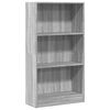 vidaXL Estante 60x24x109 cm derivados de madeira cinzento sonoma