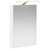 vidaXL Arm&aacute;rio de Espelho para Banheiro Branco 40 x 10,5 x 60,5 cm