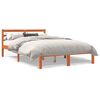 vidaXL Cama sem colch&atilde;o 120x200 cm madeira pinho maci&ccedil;a castanho-mel